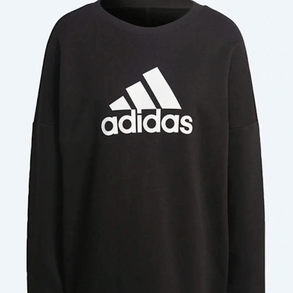 Adidas Crewneck Pullover Black & White Women’s size Medium - Picture 2 of 3
